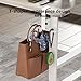 QICHHLOVELY Foldable Purse Hook for Table Heavy Duty Handbag Hanger Purse Hanger for Table Bag Hook for Desk Tables (Style 1(T Shaped))