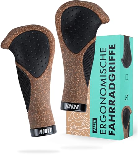 AARON Ergonomic Fahrradgriffe mit Gel Dämpfung, Ergonomische Lenkergriffe...