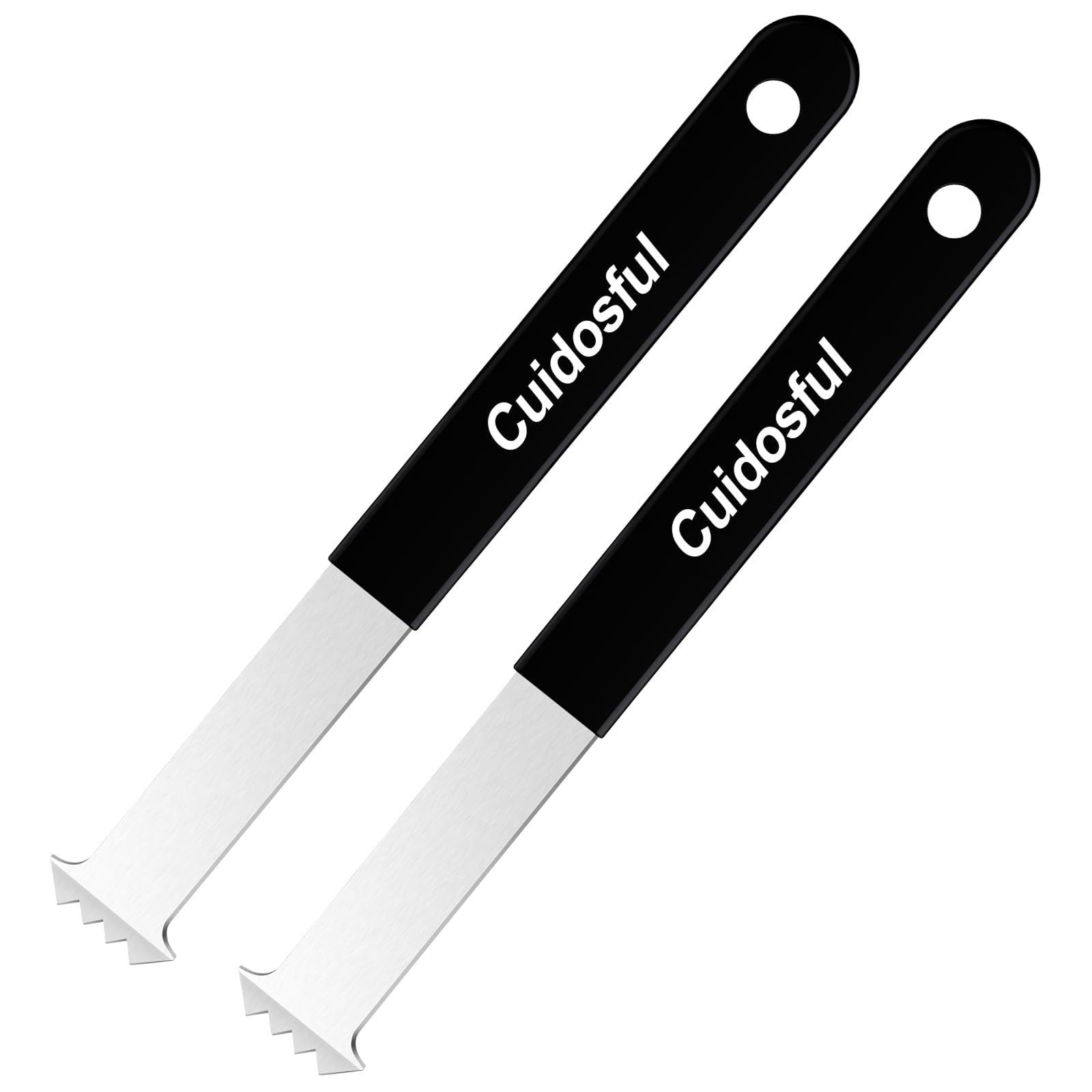 Lève-pavés lot de 2 avec grattoir double articulation et poignée ergonomique