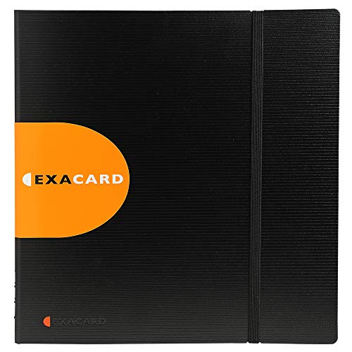 Exacompta 75234E   Porta tarjetas de visita, color negro