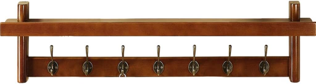Xi Man Shop Hanger Wall Hanging Shelf Coat Rack Bedroom Creative Hook Solid Wood Partition Living Room Door Rack, Hanging Storage