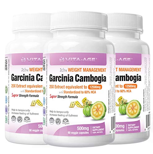 VITA-AGEy3zGarcinia Cambogia 25X Extract KVjAJ{WA 12500mg, ق肵炾 (12-31JvZ/90)