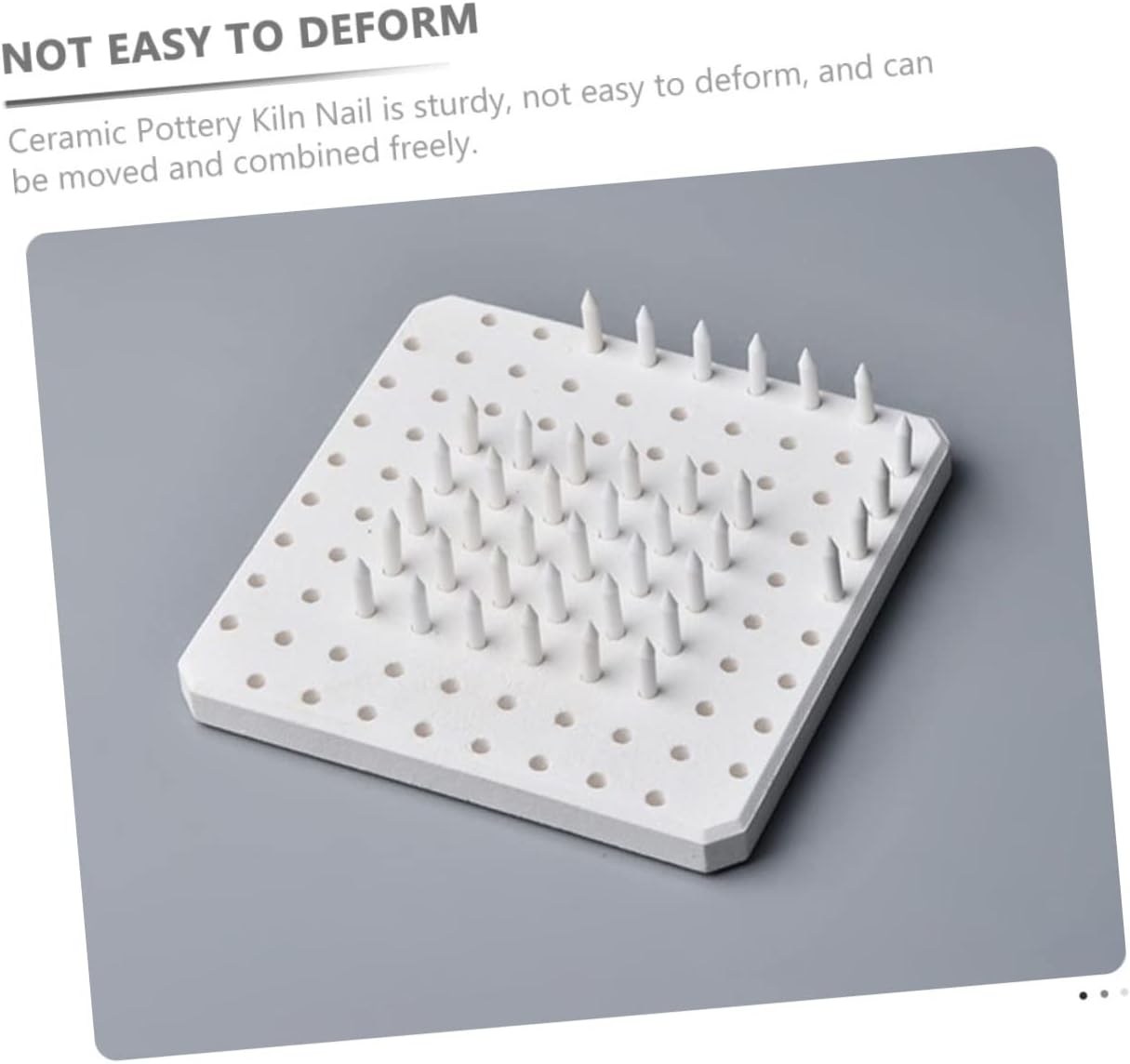 COHEALI 240pcs Support Nails High-Temperature Refractory Ceramic Pottery Firing Holders for Glaze Works Compact and Tools for Easy Pottery Support