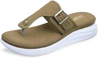 Women's Ultra Lightweight Slippers/Flip-Flops with Memory Foam Cushion | Stylish & Comfortable | Casual & Fashion| Diabetic & Orthopedic Synthetic Slip-on Sandals Ladies/Girls D-621