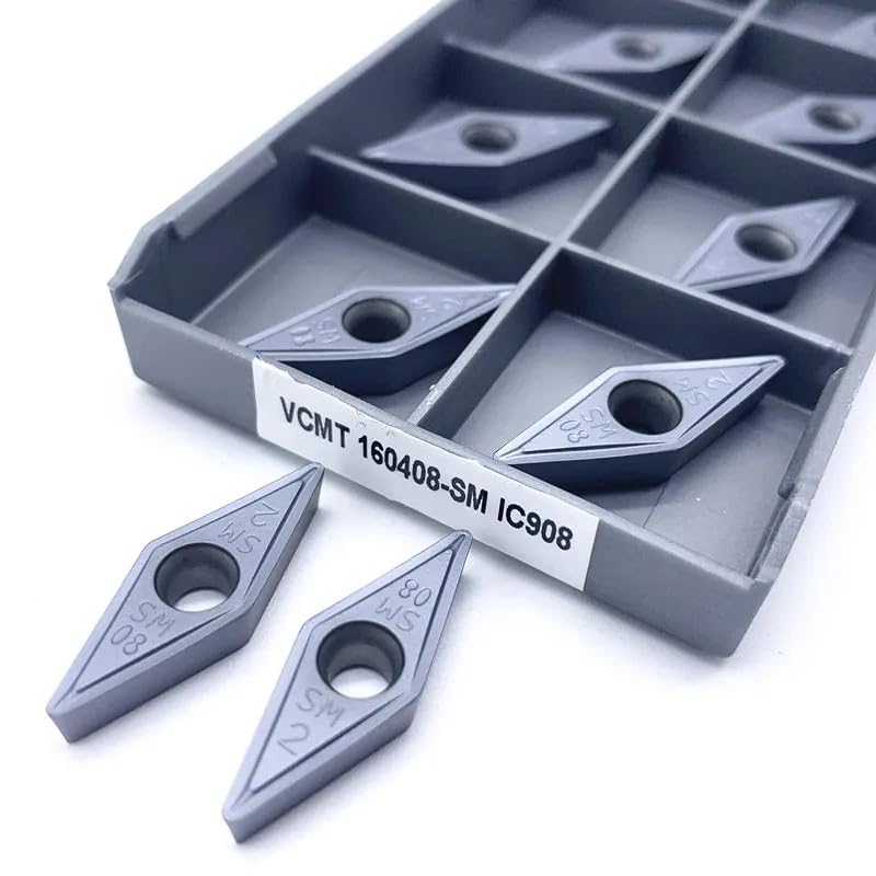 Lathe Tools 10pcs VCMT160404 VCMT160408 SM IC908 miniatura 2