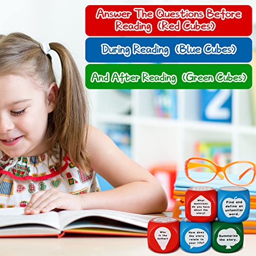 Cubes de compréhension de lecture trilingues pour guider les élèves en classe - 2
