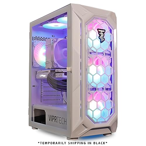 ViprTech Ghost 2.0 Gaming PC Desktop Computer - AMD Ryzen 5 5600G (12-Core 4.4Ghz), RTX 3060 12GB, 32GB DDR4 3200 RAM, 1TB NVMe SSD, VR-Ready, Streaming, WiFi, RGB, Windows 11, 1 Year Warranty, Black ViprTech Ghost 2.0 Gaming PC Desktop Computer - AMD Ryzen 5 5600G (12-Core 4.4Ghz), RTX 3060 12GB, 32GB DDR4 3200 RAM, 1TB NVMe SSD, VR-Ready, Streaming, WiFi, RGB, Windows 11, 1 Year Warranty, Black