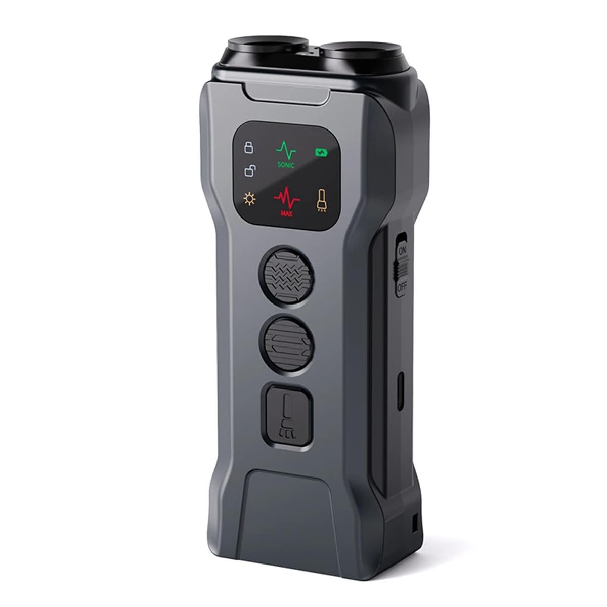 XAUCY Dispositivi deterrenti per l'abbaio del cane Dispositivo intelligente ultra-sonico anti-abbaio con luci a LED ricaricabile per allenamento all'aperto