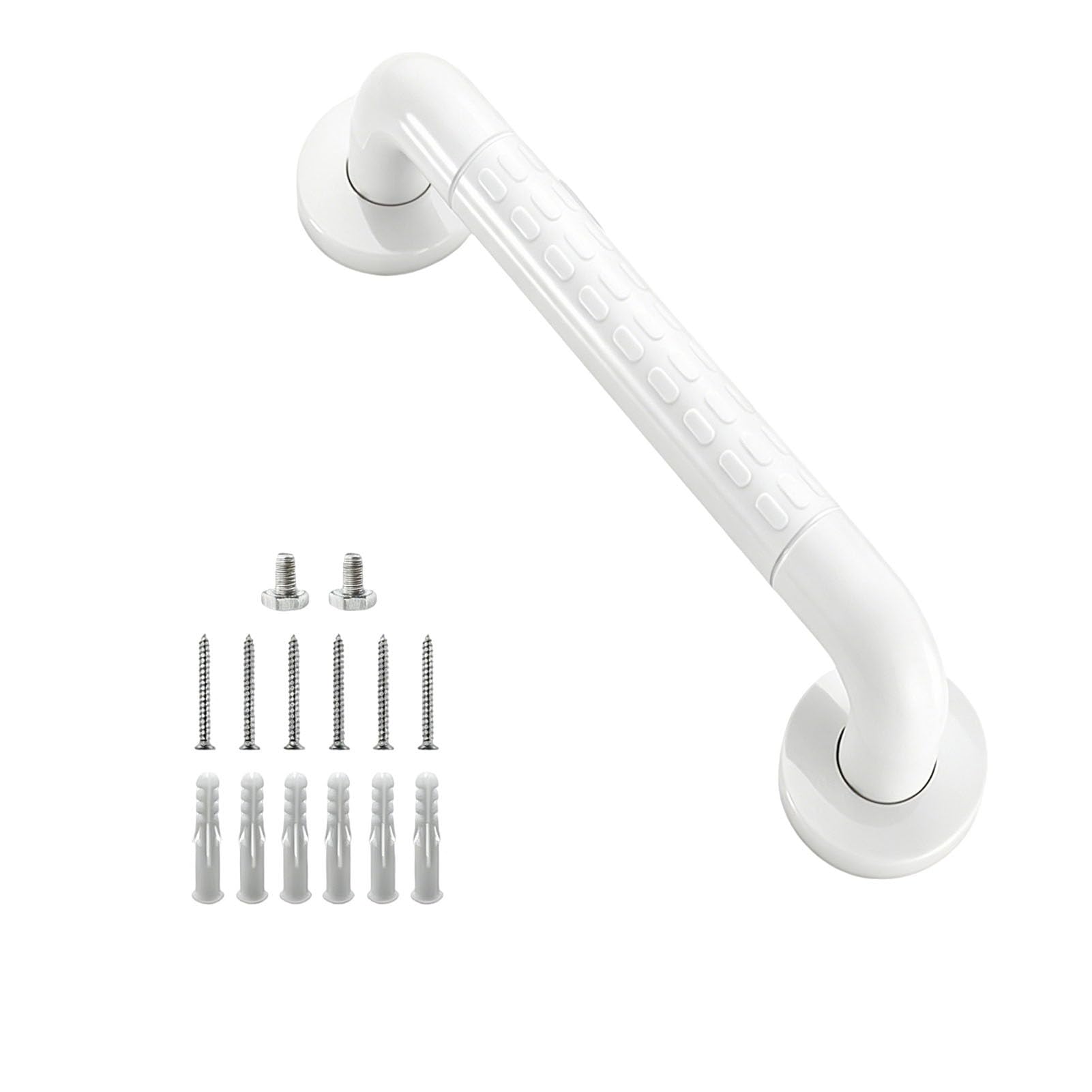 Bathroom Grab Bar for Elderly, Anti-Slip 30cm 38cm 48cm Stainless Steel Safety Toilet Handle, 3.5 cm Diameter Easy to Grip Shower HandRail(B,58cm(22.83in))