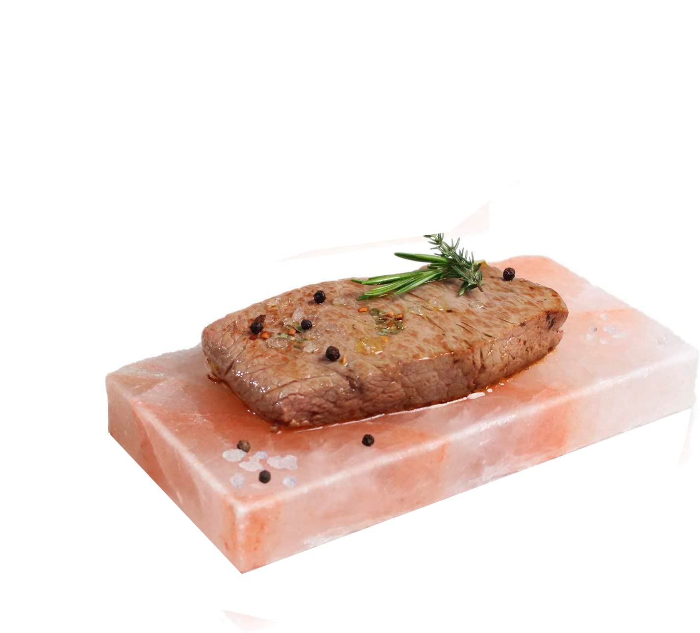 Piastra di sale rosa per grigliare – Pietra Gourmet di sale rosa riutilizzabile per una cottura sana ed innovativa di carne, pesce, pane e verdure