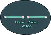 Vista 8 de Solar Panel, Round Solar Panel Portable for Solar Light for Solar Toys