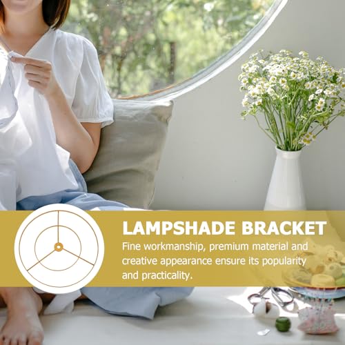 Cadre d'abat-jour E27 double couche en fer forgé au design moderne