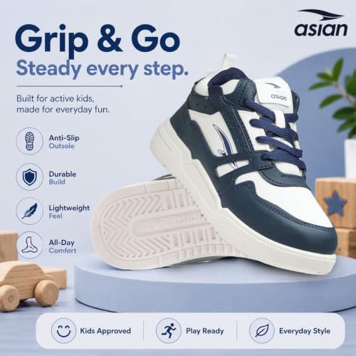 Image of ASIAN Men's MEXICO-11 Casual Sneaker Shoes with Synthetic Upper Lightweight Comfortable Mid Top Sneaker Shoes for Men's & Boy's