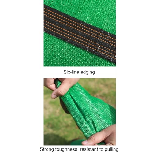 Filet d'ombrage vert avec oeillets pour protection végétale - 5