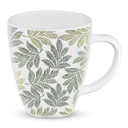 Larah by BOROSIL Maria Opalware Mug | Set of 1 Pcs Tea/Coffee Mugs, 400 ml Each | Microwave & Dishwasher Safe, Bone-Ash Free | Crockery Set Ideal for Daily Use & Gifting | White (B0C61D2JJ2) Amazon Price History, Amazon Price Tracker