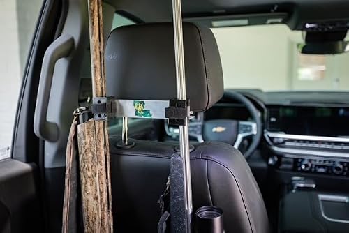 Gun Rack attaches to Your Headrest, Holds 2 Rifles or Shotguns Safe and Secure - Thumbnail 4