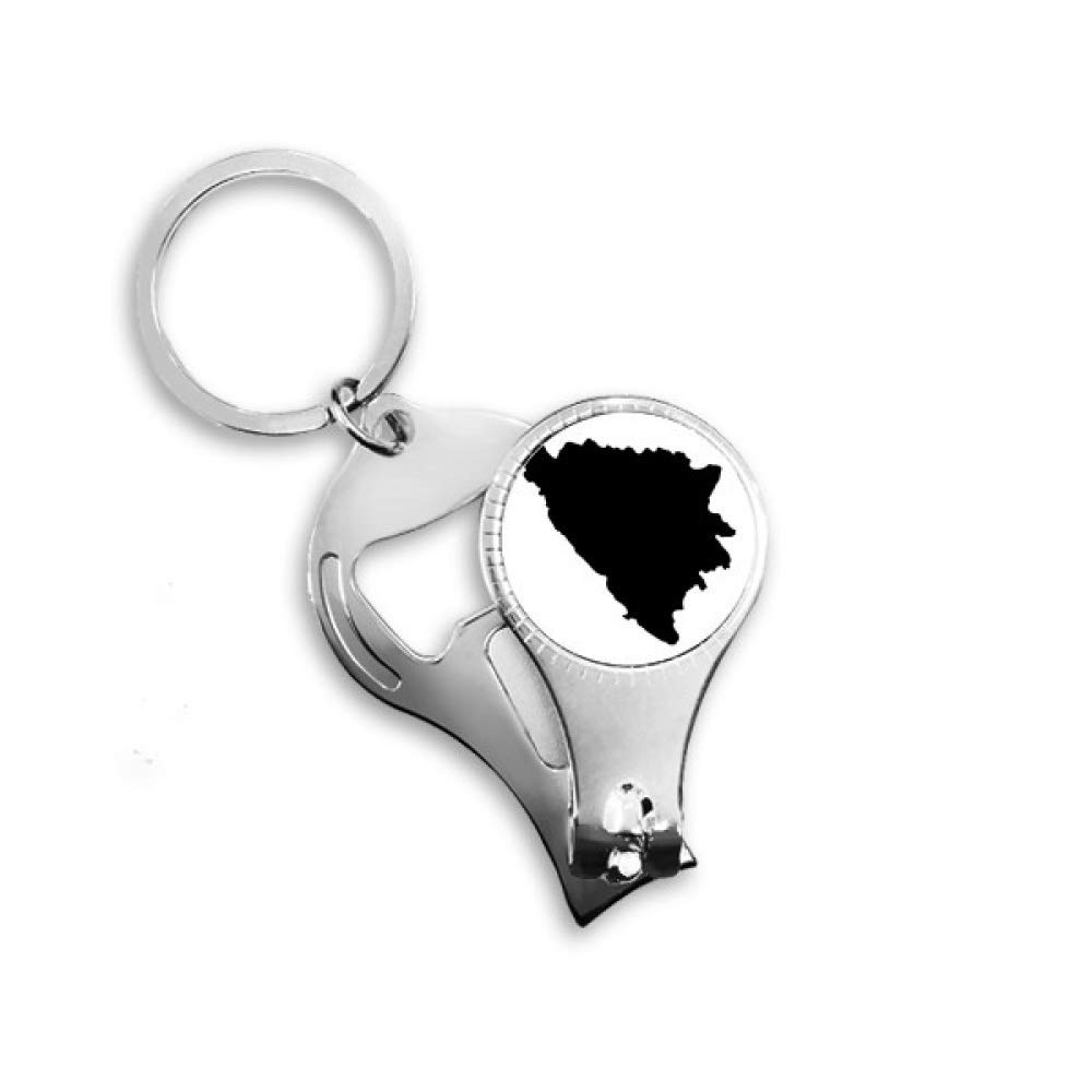 Porte-clé décapsuleur Bosnie-Herzégovine souvenir carte pays original