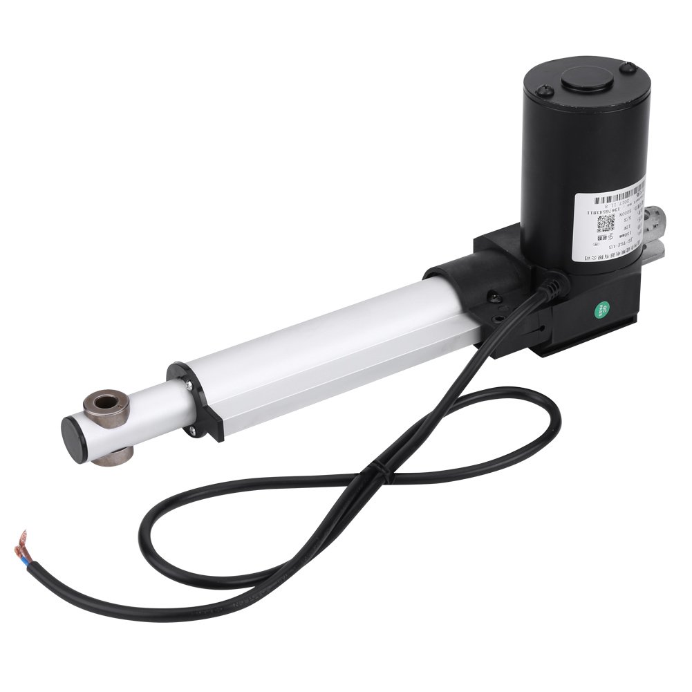 12V Actuador lineal Dominio pesado DC 6000N/4000N 150 mm Motor de accidente cerebrovascular de 6 pulgadas, de elevación industrial eléctrica, varillas de empuje de