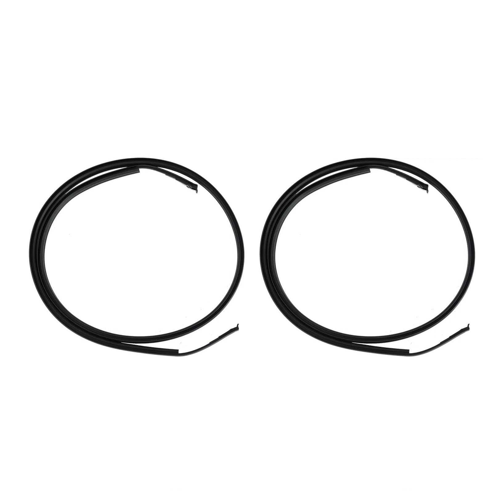 2PCS 7555152160 7555252140 for Toyota for Yaris Sedan 2007-2011 Roof Rubber Drip Side Finish Moulding Seal Strip Trim Rubber