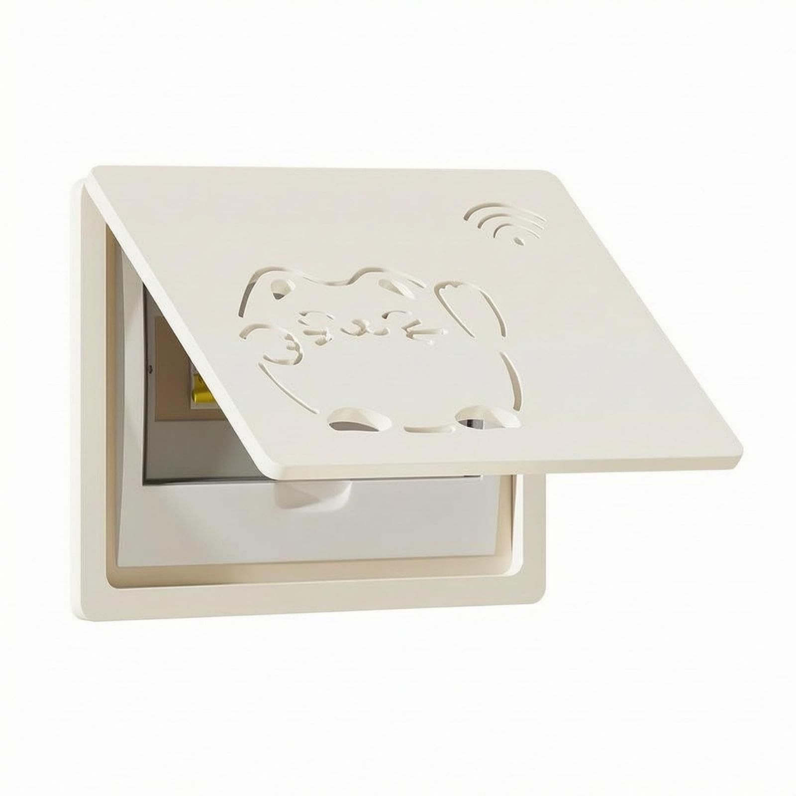 Hinged-Lid Electrical Box Cover 16 Mm Thick Surface-Mounted Breaker Box Cover Rounded Corners 25 * 20cm Lucky Cat|Business & Industrial| Electrical & Test Equipment| Electrical Supply Equip-image-16