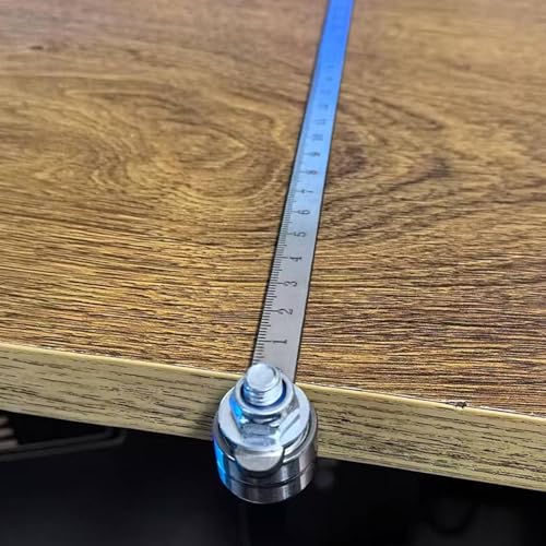 Wood Positioning Ruler, Heavy-Duty Stainless Steel Marking and Measuring Tool, Easy Wood Cutting Ruler for Professionals, Beginners, Crafts, Cabinet-Making