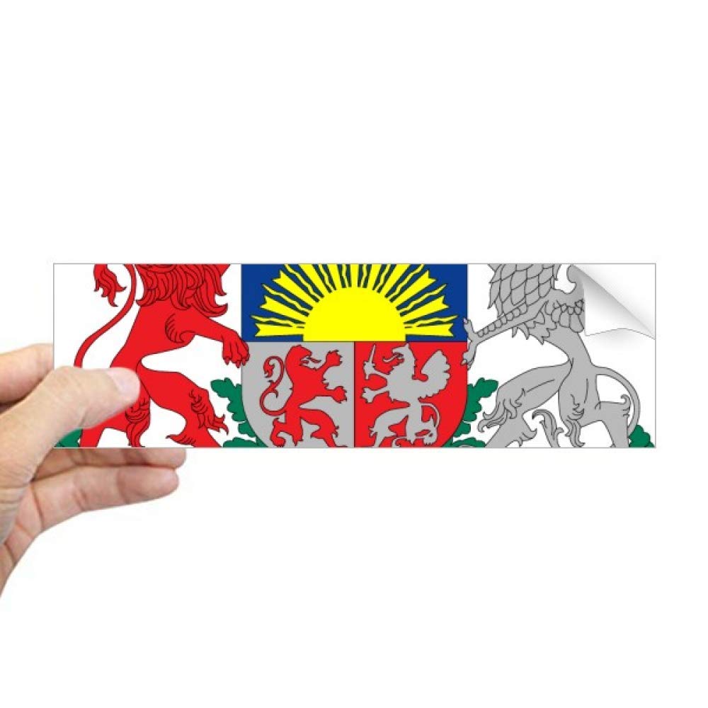 Autocollant fenêtre Lettonie sticker décoratif vitrage amovible