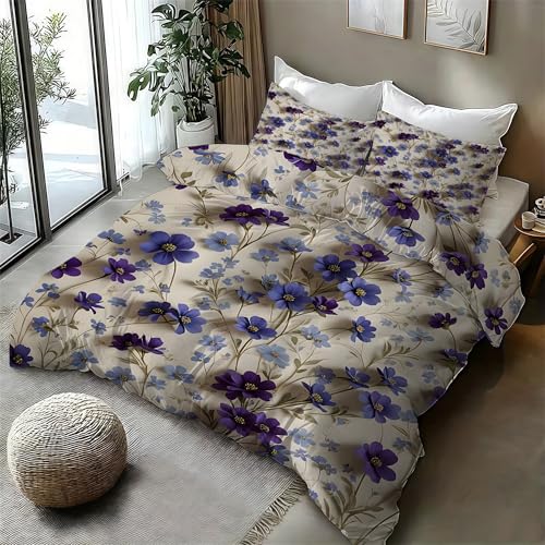 Housse de couette 240x260 branches vertes pour chambre nature