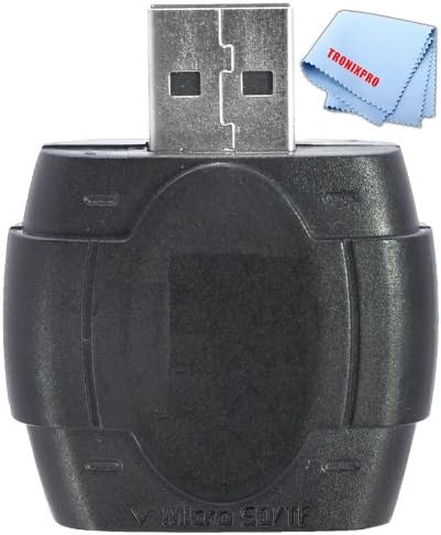 High Speed SD/SDHC/Micro SD Reader/Writer for Sony, Nikon, Canon, Pentax, Olympus & More Cameras & Camcorders