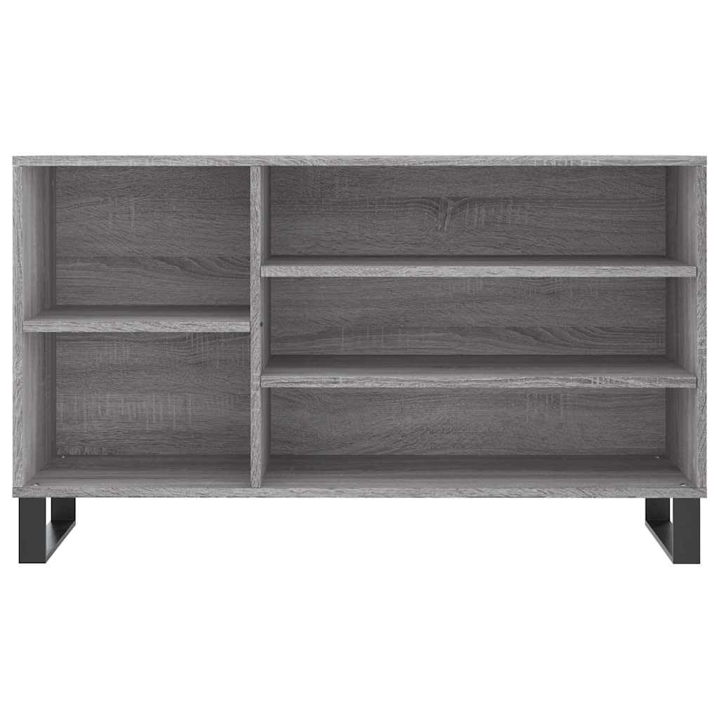 Armoire à chaussures gris Sonoma 102 x 36 x 60 cm avec pieds