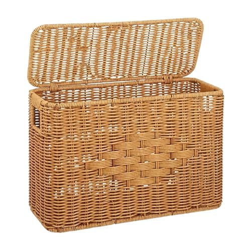 Panier de rangement tissé anti-poussière pour optimiser les espaces étroits - 2