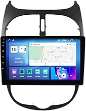 Android car Radio for Peugeot 206 2004-2008,9 inch Car Stereo Touch Screen Upgrade with Wireless CarPlay/Android Auto GPS Navigation WiFi FM Radio Head Unit,2G+32G