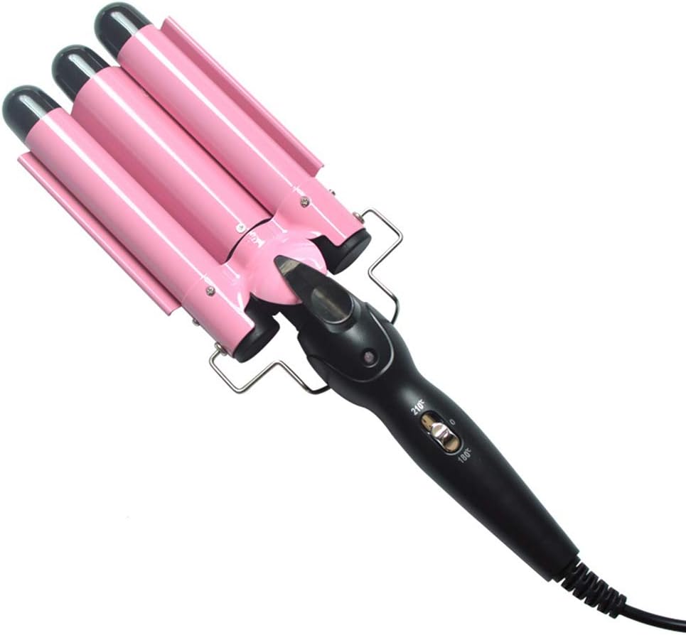 Julymoda 3 Barrel Curling Iron Wand Hair Crimper Digital
