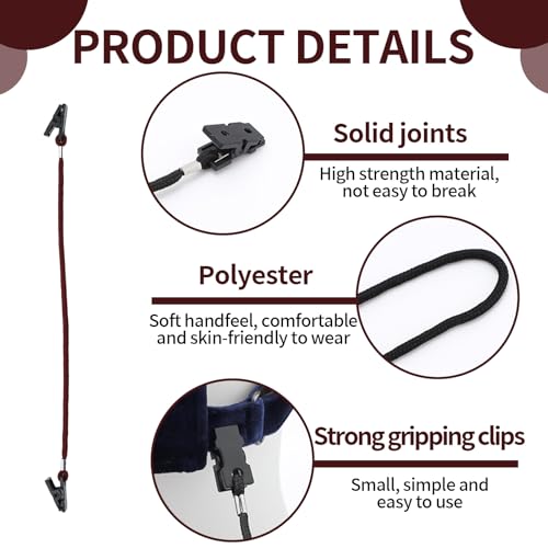YCHYAN 6 Stück Hutband, Cap Clip, Anti Verlust Hutclip, Winddichte Hutschnurclips, Winddichte Hut Gurt Klammern, Geeignet für Outdoor Sportler, Vielzahl von Situationen Eingesetzt Werden