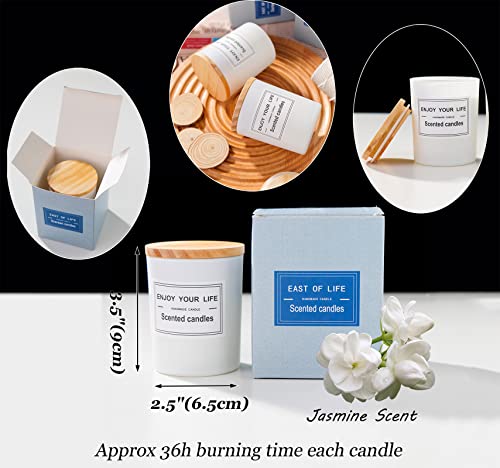 Healing Crystal Candles With 7 Chakra Stones Soy Candle For Meditation Jar Candle Spiritual Gift For Women Scented Manifestation Candle #TOP2