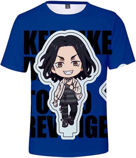 Amazon おしゃれ 人気 アニメ服 キッズ Tシャツ 佐野万次郎 副総長 龍宮寺堅 プリント 半袖 子供服 夏服 柔らかい 記念シャツ 男の子 女の子 イベント 衣装 誕生日 プレゼント アニメ 萌えグッズ 通販