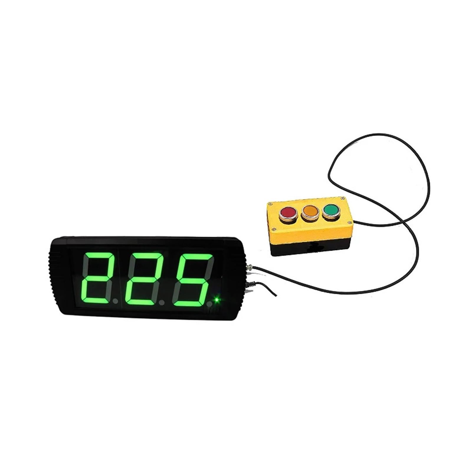 Compte à rebours de Jours LED avec télécommande IR, 999 Jours Maximum, Couleur Rouge, Compteur numérique, 4" Garage de Gymnastique à Domicile(6inch)