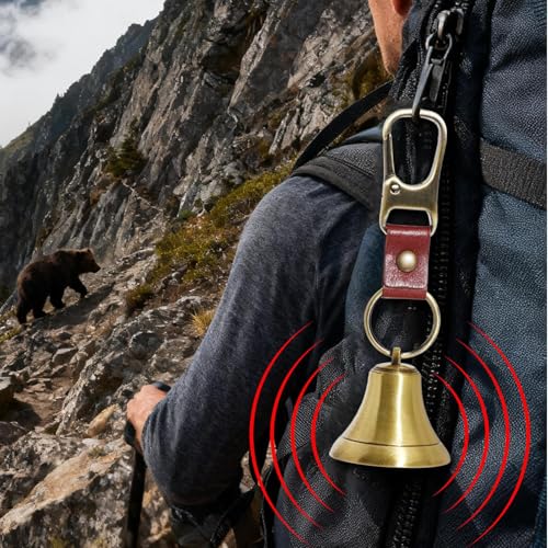 Campanas de oso para senderismo, alertas de vida silvestre y caza en montaña 3