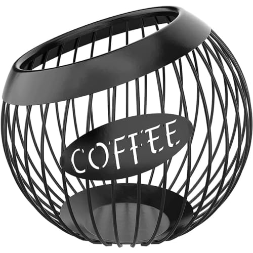 BEAHING Organizzatore Porta cialde per Capsule di caffè - Staffa per Scatola per Rack di stoccaggio per Display sferico