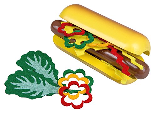 Preisvergleich Produktbild Happy People 45033 - Holz-Hot Dog, Küchenspielzeug