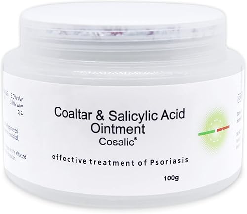 Psoriasis Alquitrán de hulla ácido salicílico 100gm (3.52 oz) Alivia la piel seca y con picazón