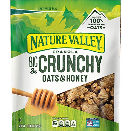 Nature Valley Oats 'N Honey Granola Crunch, 16 Ounce (Pack of 3)