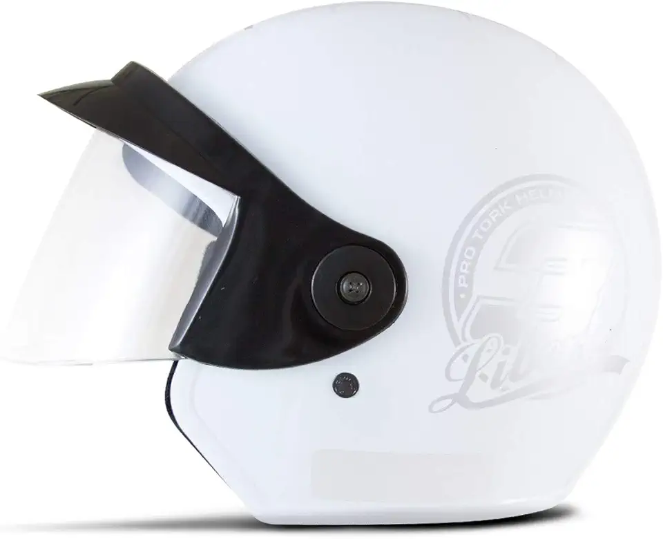 CAPACETE ABERTO PRO TORK LIBERTY 3 SOLID BRANCO TAM. 60