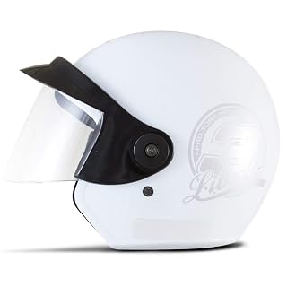 Pro Tork Liberty 3 Solid — Capacete Aberto Branco, Tam. 60