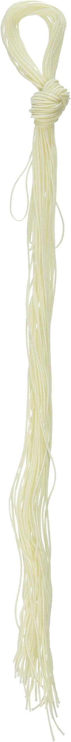 Machine made Thin White Standard Tzitzis Tzitzit Strings Set for Tallit Approximately 50 cm long