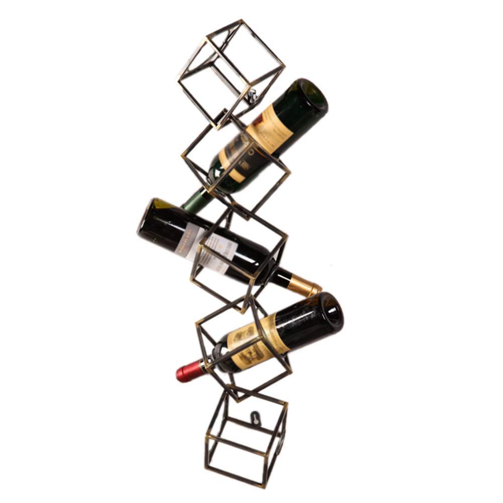 Porte-vin décoratif en métal pour sublimer vos soirées au salon