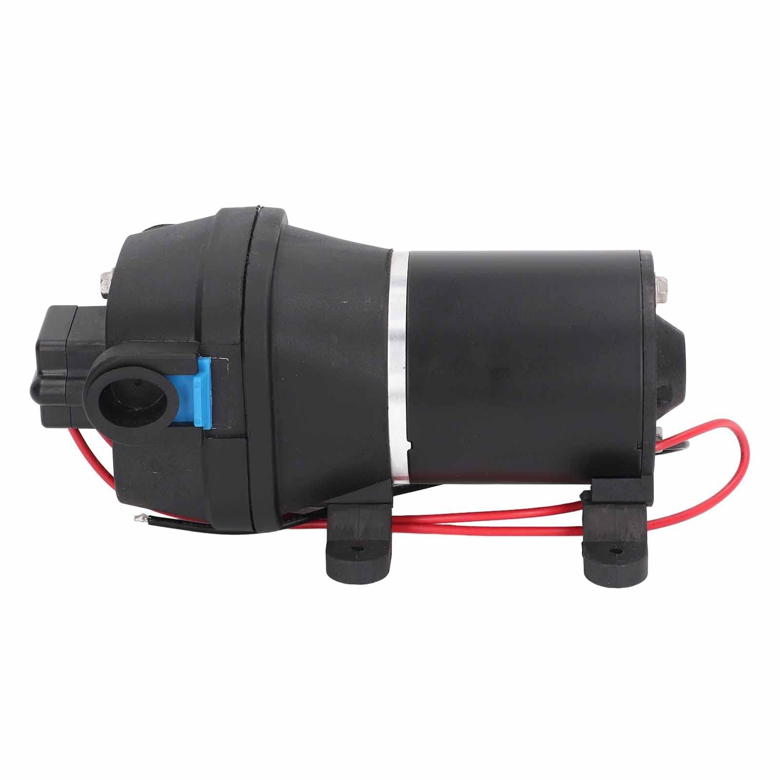 PolyGen Micro bomba de diafragma de aire 12 V 60 W, 17 PSI 2,7 GPM, bomba de agua de alta presión autocebante con puerto de 1/2 pulgada para sistemas de lavado de vehículos y