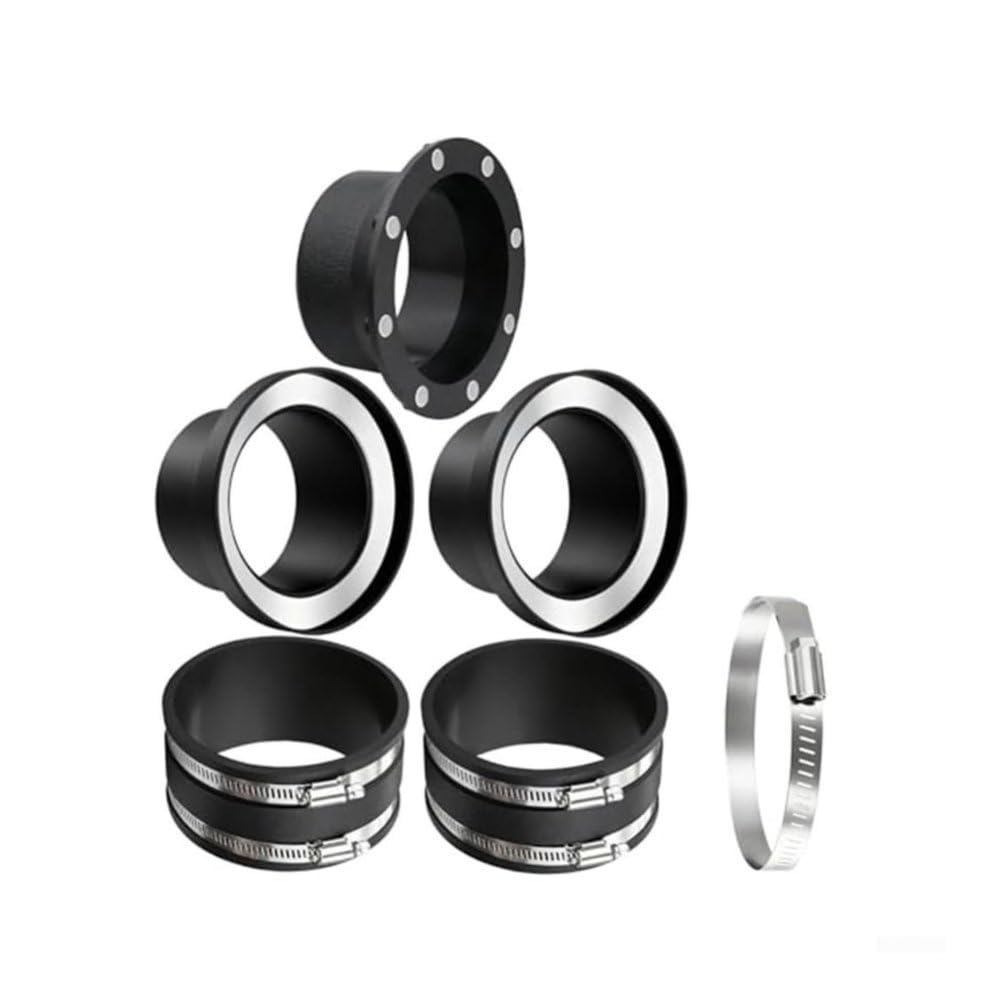 Giunto Magnetico Aspirazione 100mm, EPDM Antivibrante, Set 6 Pezzi