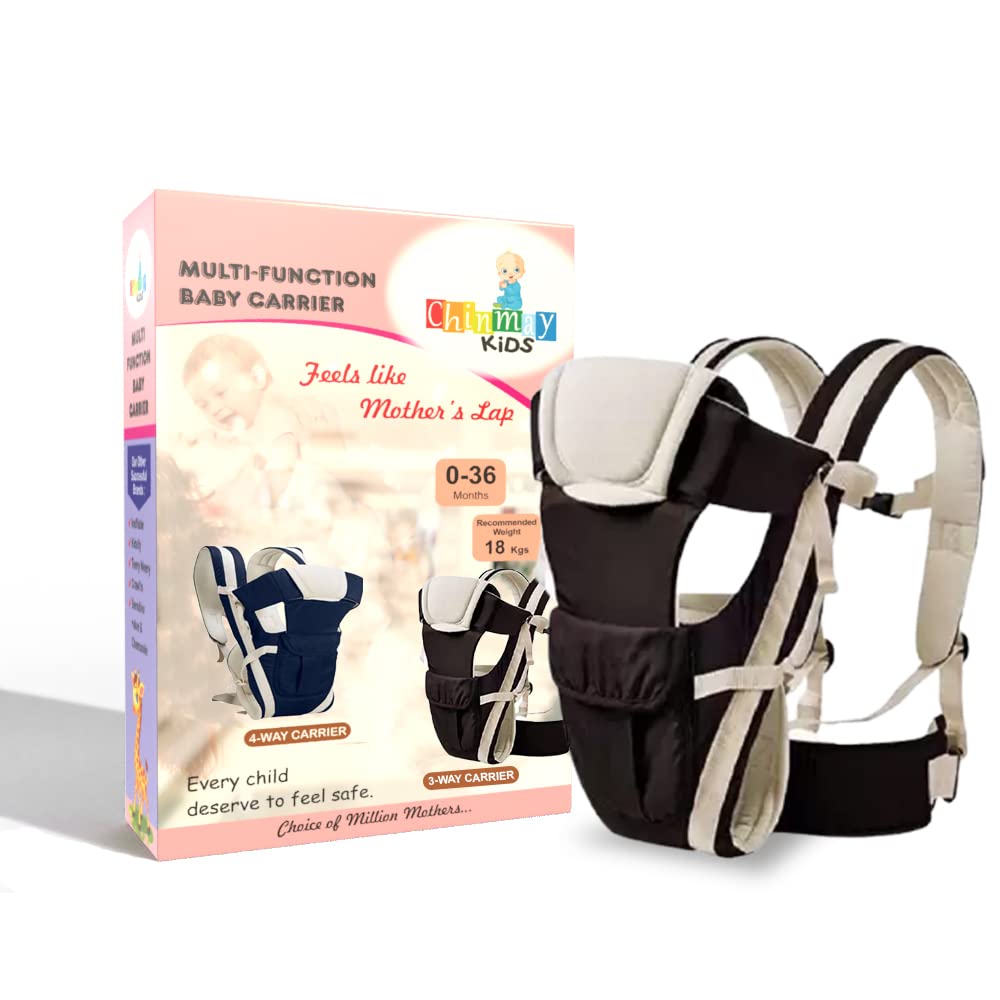 Chinmay Kids 4-in-1 Adjustable Baby Carrier Cum Kangaroo Bag/Baby Carry Sling/Back/Front Carrier for Baby with Safety Belt and Buckle Straps-image-13