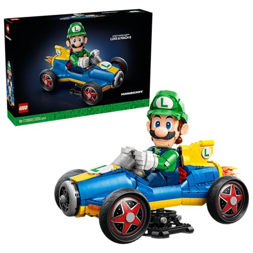 Mario Kart™ – Luigi & Mach 8 Set - Model Building Kit - Iconic Character 72050