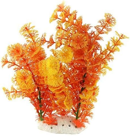 Lizanan 代引き不可 プラスチック製の水槽人工人造ジオラマグラス水族館植物の木の装飾トリコロール